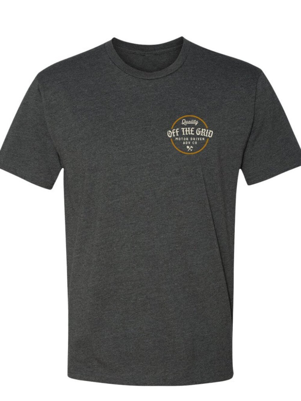 Off The Grid Surplus Old Fashioned Tee S/S Tee Shirt - Dark Grey Heather